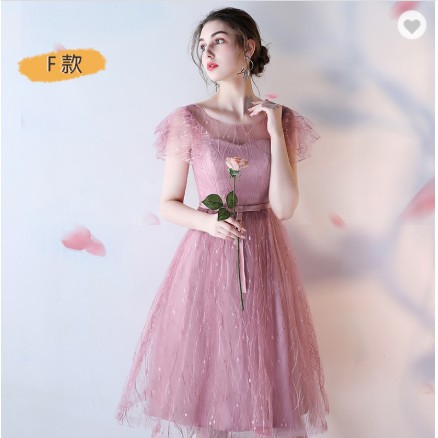 Simple dress prom party gaun pesta simpel prom dress
