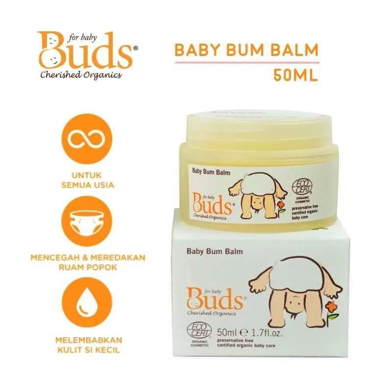 Buds Organic Baby Bum Balm 50ml