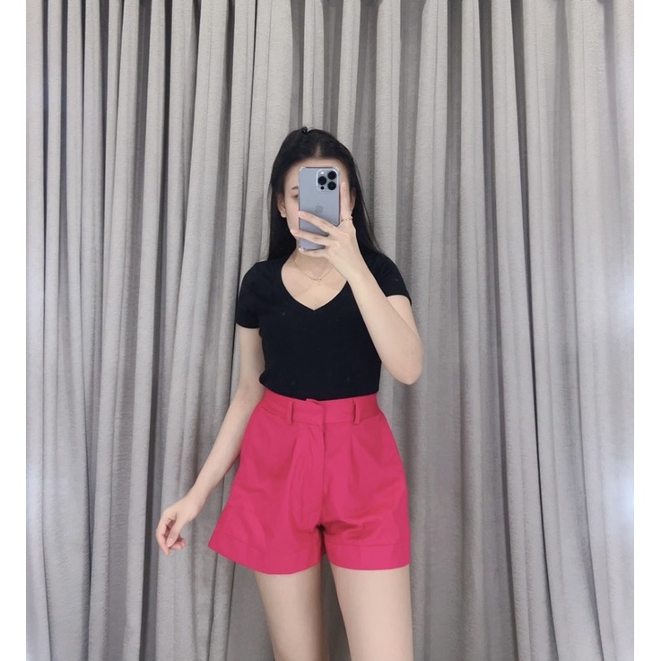 Crop Knit Vneck top | Knit crop top | Atasan rajut