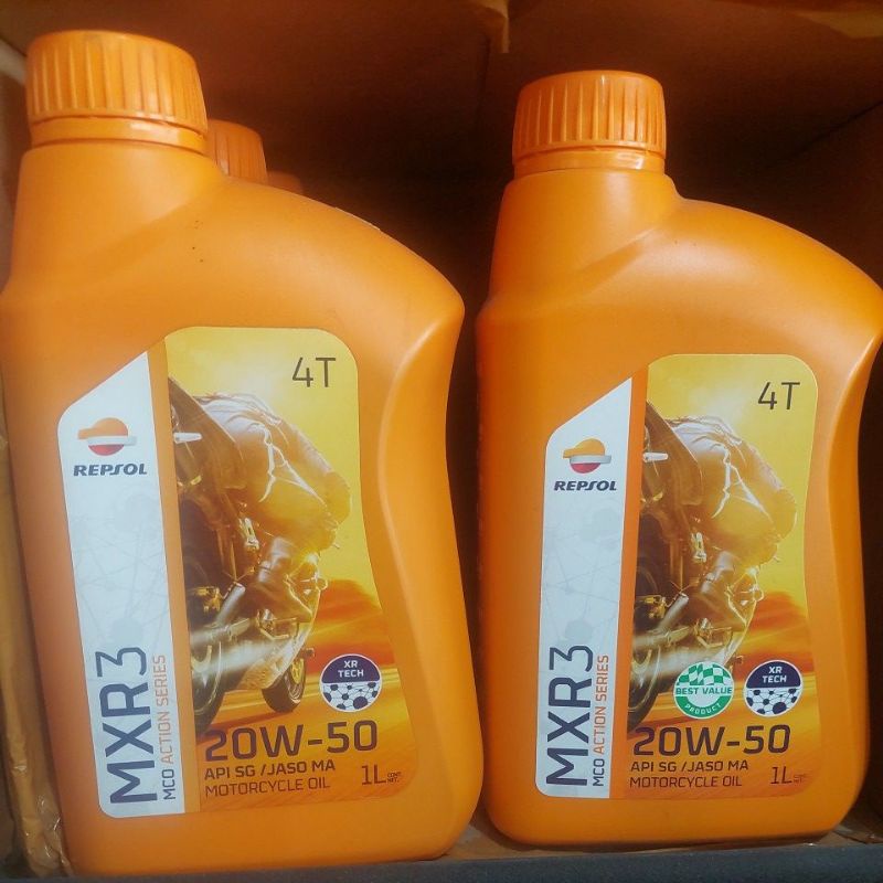 Oli Mesin Repsol Moto Super 20W50 1L 4T