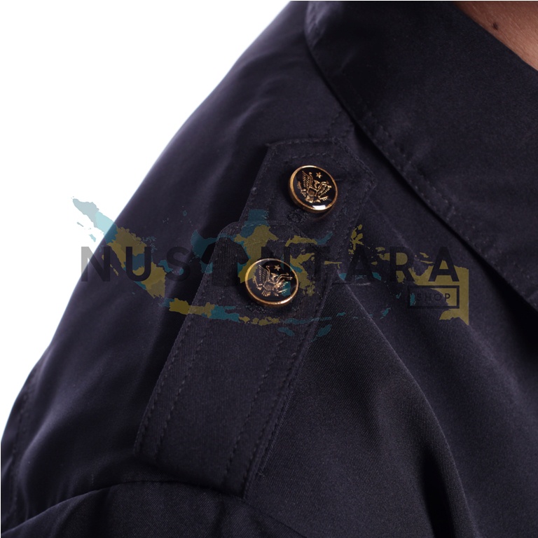 Baju Safari Security Seragam Safari Sekuriti Hitam Terbaru Lengan Pendek Baju Safari Satpam Bodyguard Supir