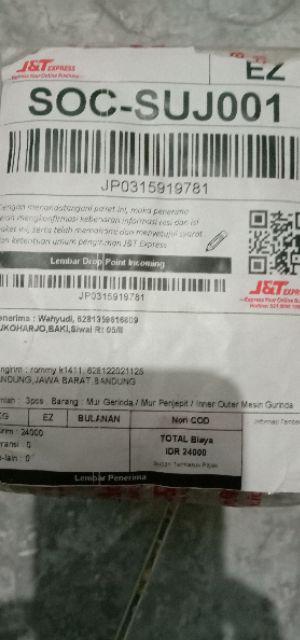 Mur Gerinda / Mur Penjepit / Inner Outer Mesin Gurinda Tangan