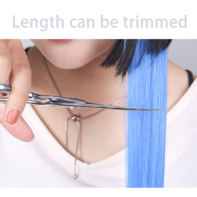 Wig Rambut Pemanjang Rambut Palsu Wanita Warna,Jepit Aneka Desain,Tambalan Lurus hair extension clip