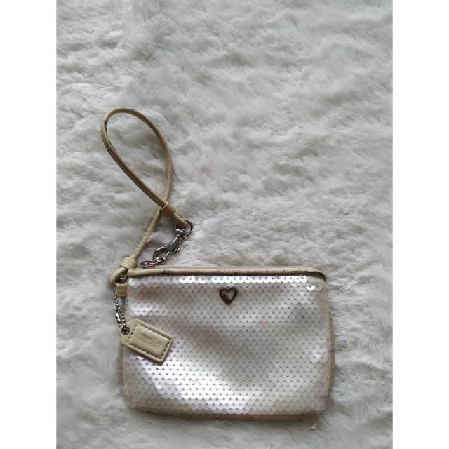 Dompet Coach poppy wrislet dompet preloved