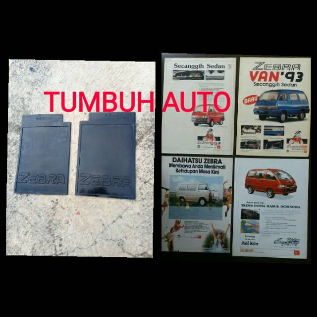 Kepet Lumpur Roda Mud Guard Universal Daihatsu Zebra Espass 1.0 1.3 1.6 stesen pick up isi 2 biji