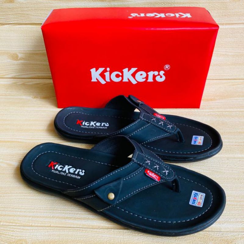 SANDAL JAPIT PRIA KULIT KICKERS/SANDAL JEPIT PRIA/SANDAL KULIT PRIA TERBARU