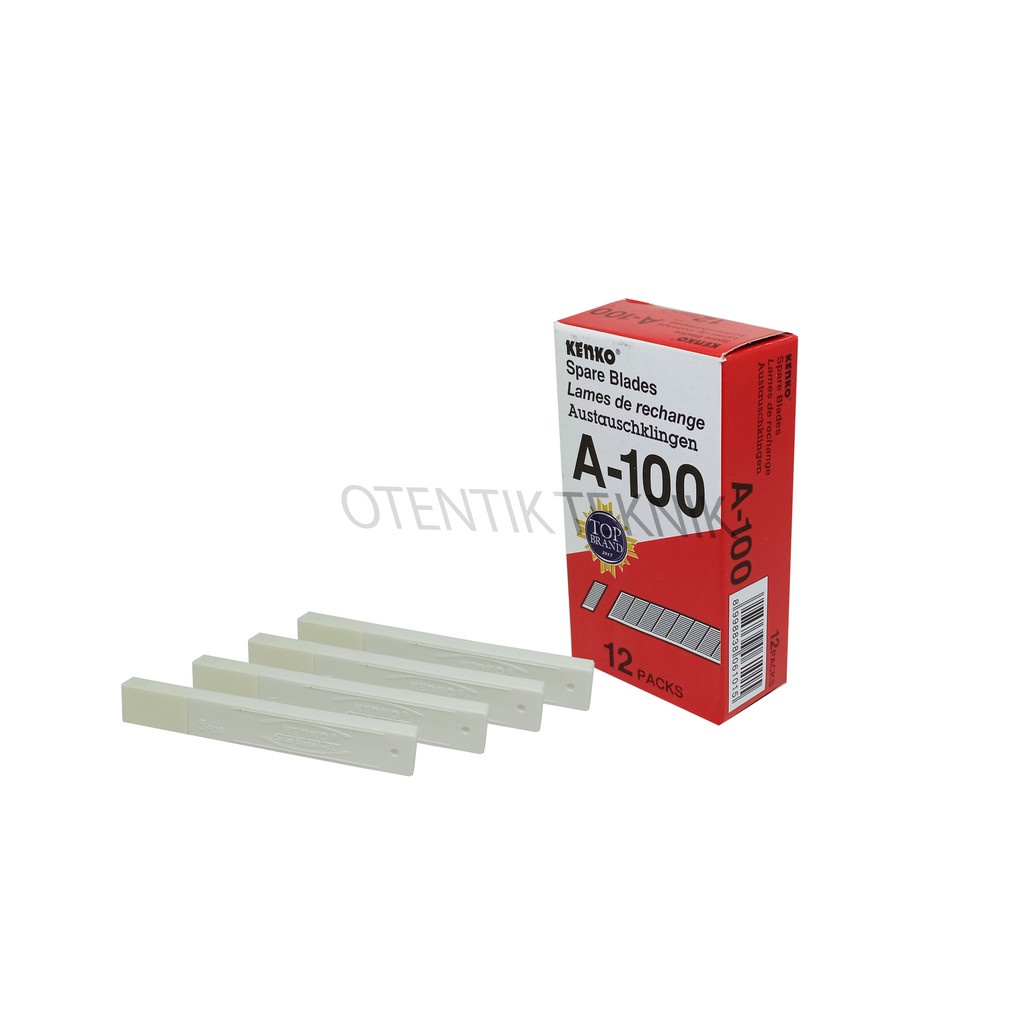 

KENKO A100 REFILL SPARE BLADE - ISI PISAU CUTTER KECIL A-100 - ISI CUTER A 100 - ISI KATER