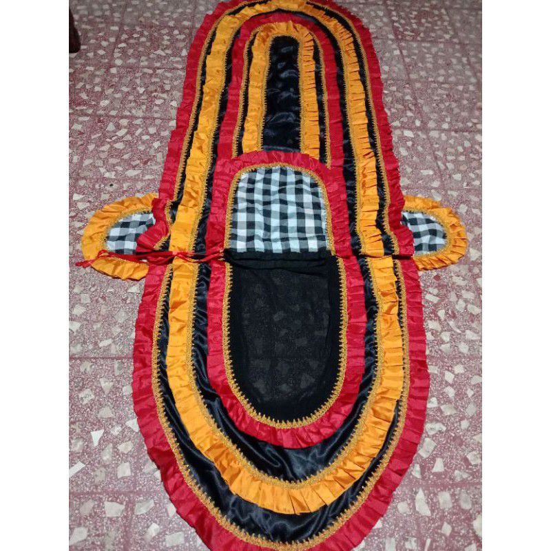 Kemul barongan, Kemul barongan kain satin renda 280cm, Kemul barongan pentas