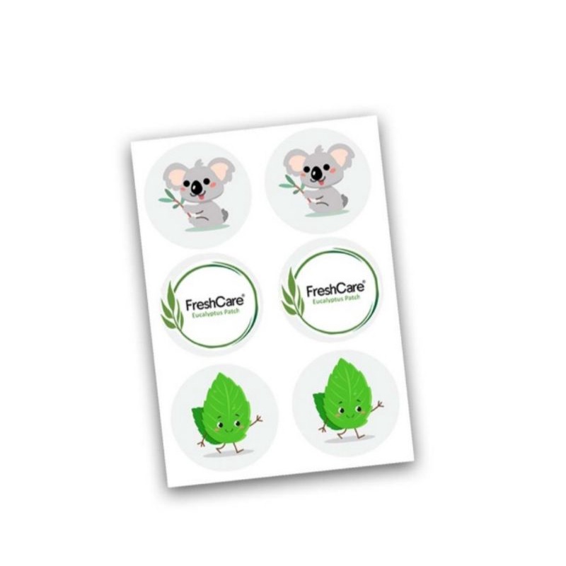 Freshcare Eucalyptus Patch / Sticker Masker Freshcare isi 12patch