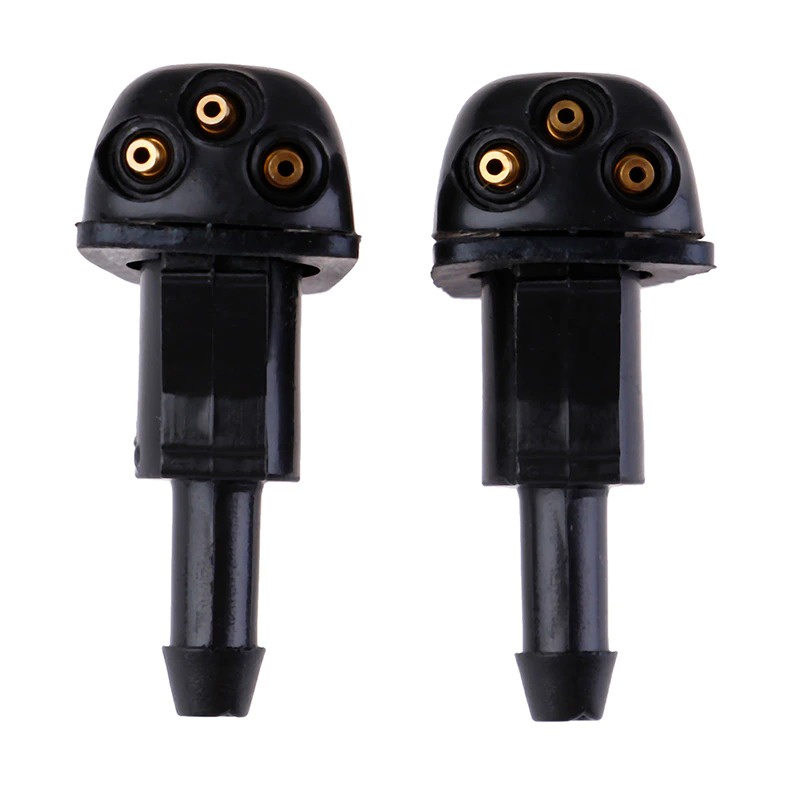 DEFUS Nozzle Air Wiper Kaca Mobil Windshield Washer Spray Nozzle 2 PCS - YY9863 - Black