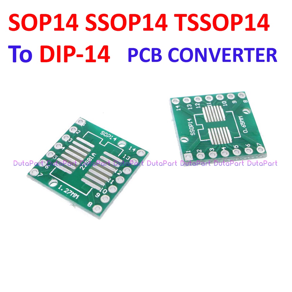 PCB Board SMD SOP14 SSOP14 TSSOP14 To DIP14 DIP 14 Adapter Converter