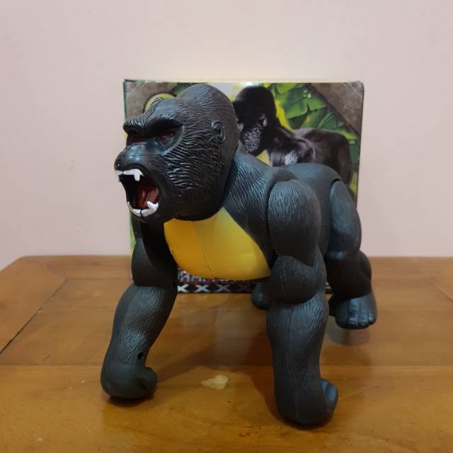 Mainan Gorila Kingkong Bisa Berjalan dan Suara - Mainan Gorilla Kingkong