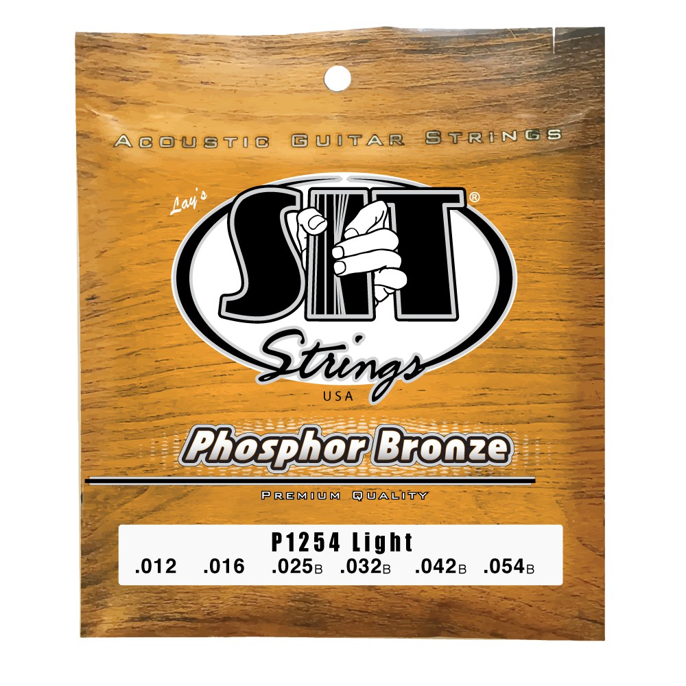 P1254 LIGHT PHOSPHOR BRONZE ACOUSTIC      SIT STRING