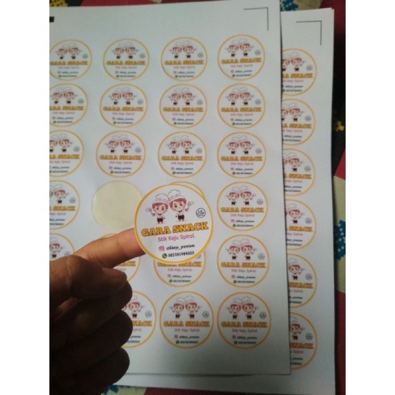 sticker Label A4