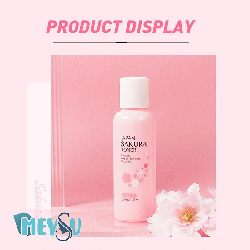 Japanese Cherry Blossom Essence Toner Niacinamide Luminous White Glow Brightening 100ml