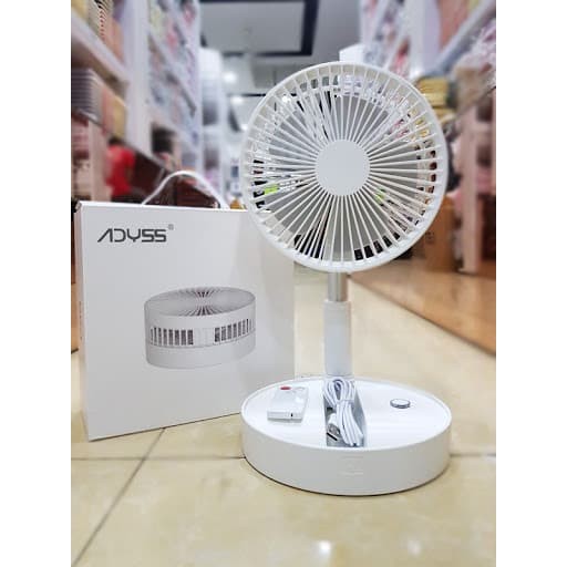 P9S Kipas Angin Lipat Fan Portable Usb Dengan Remote Control Timer