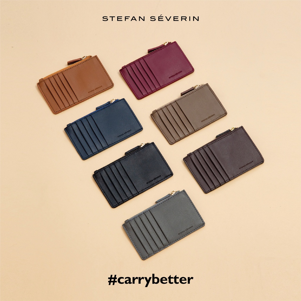 Stefan - Viero Card Holder Zipper / Dompet Kartu Retsleting