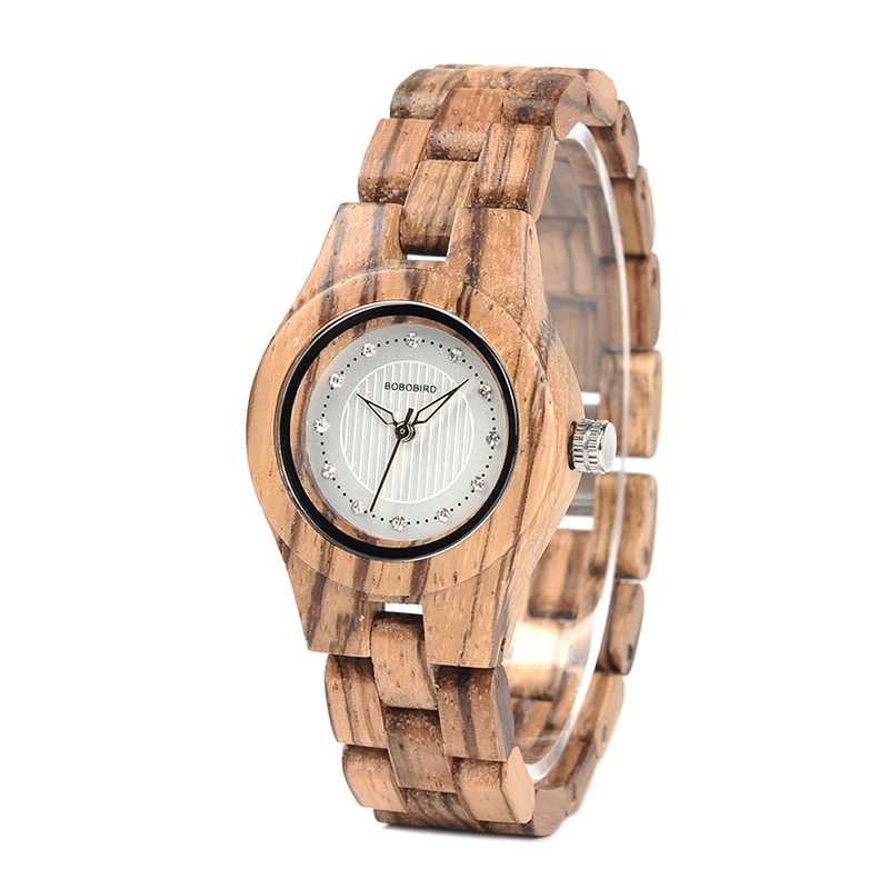 Hot Promo ! BOBO BIRD Bamboo Zebra Jam Tangan Bambu Analog Pria - W-O29/O10