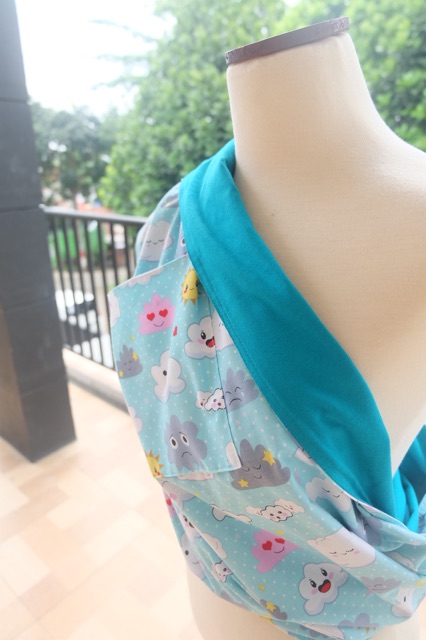 Gendongan Cukin Instan 2 Layer Katun dan Kaos Bisa Bolak Balik
