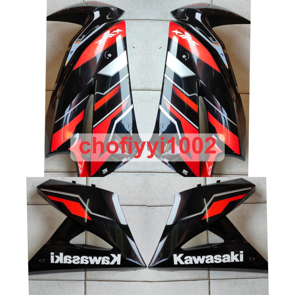FAIRING ATAS BAWAH NINJA RR NEW LIS ORANGE 2015 ORIGINAL KAWASAKI
