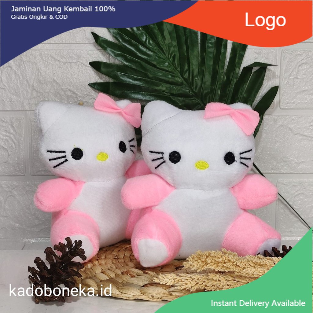 Boneka hello kitty kecil ukuran 15cm
