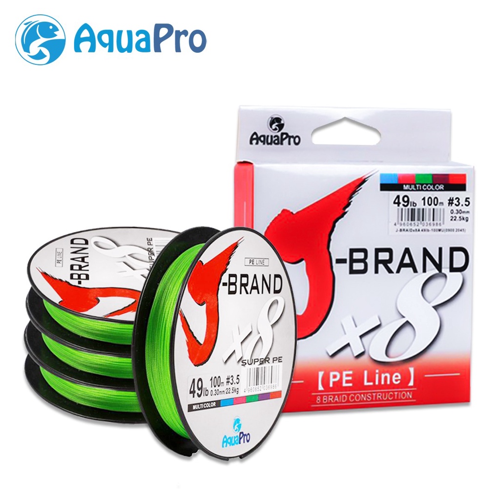 Senar Pancing Baru J-BRAID X8 Grand 8 Stand X braided PE Line Original Japan Lure Line 100M Senar Line Fishing