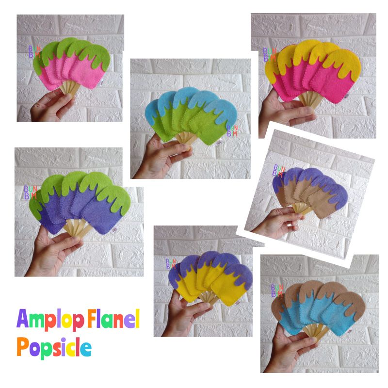 

AMPLOP LEBARAN HAND MADE FLANNEL LUCU 1 LUSIN MURAH