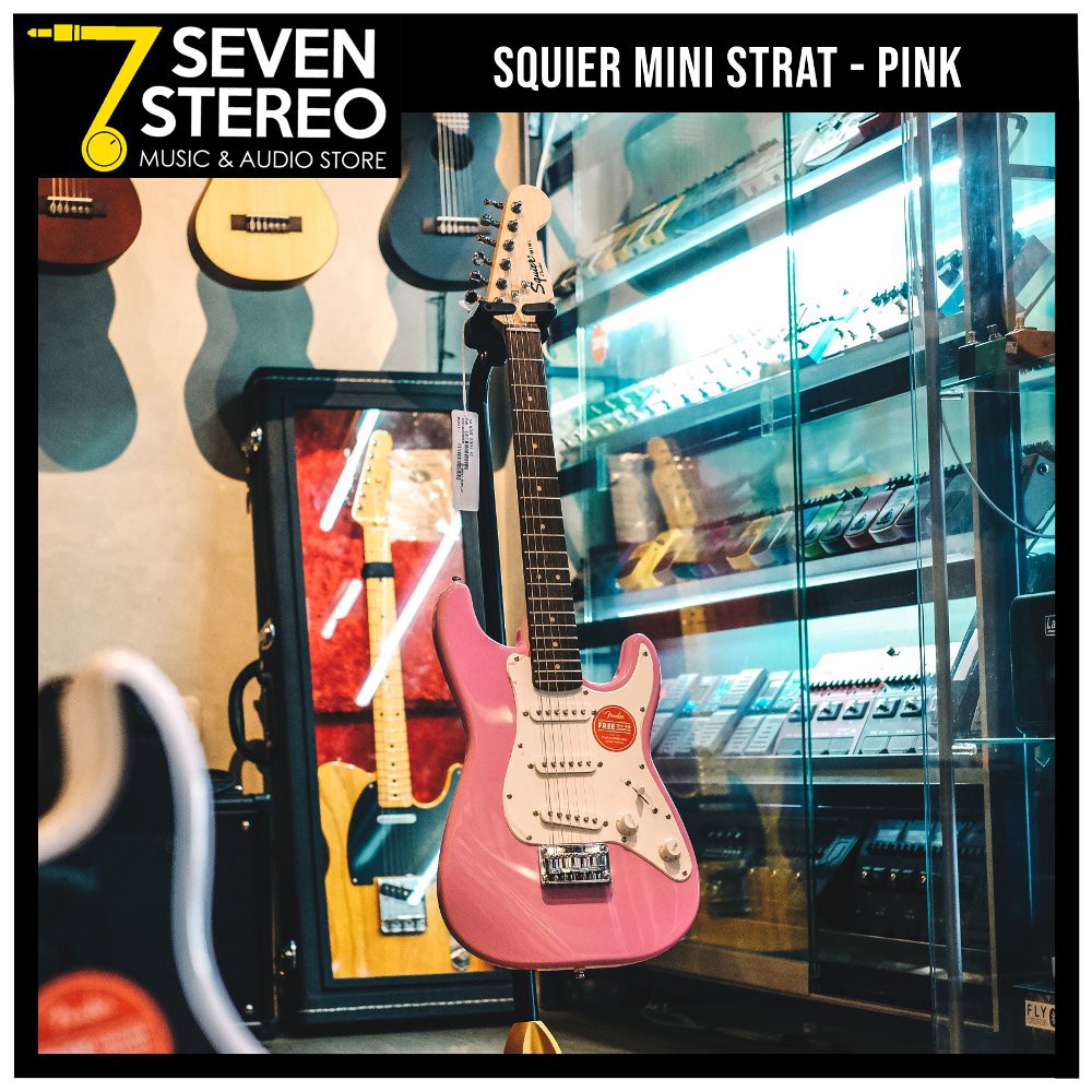 Squier Mini Stratocaster Pink