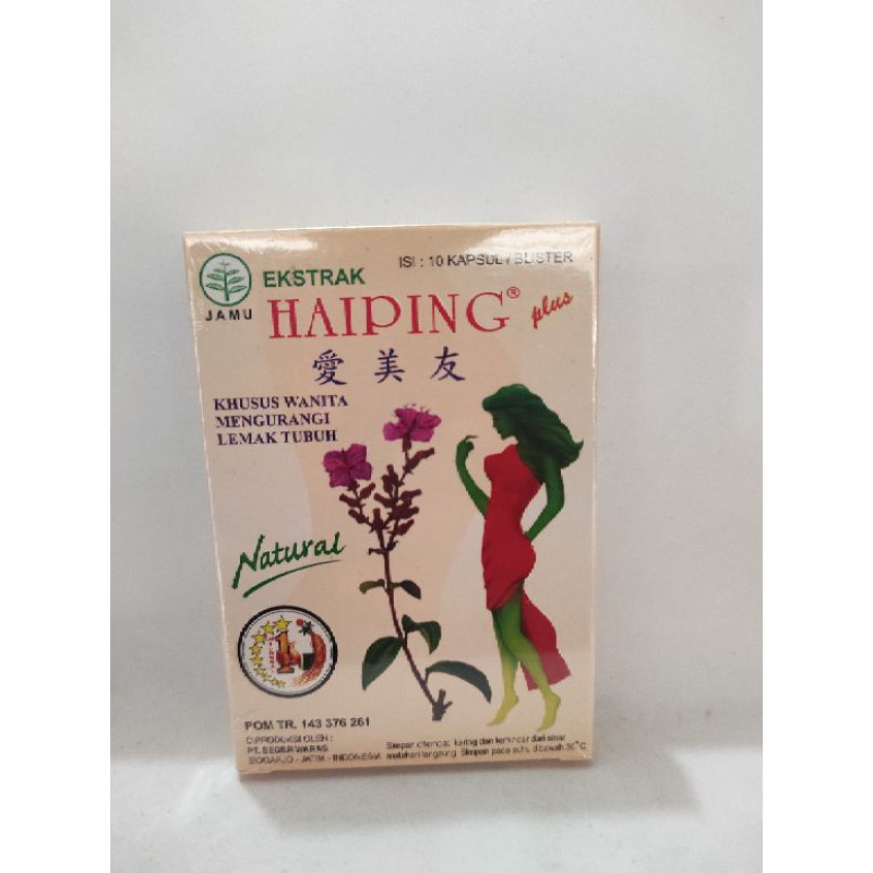 

KAPSUL EKSTRAK HAIPING PLUS ISI 10 KAPS mengurangi lemak dan lendir kewanitaan