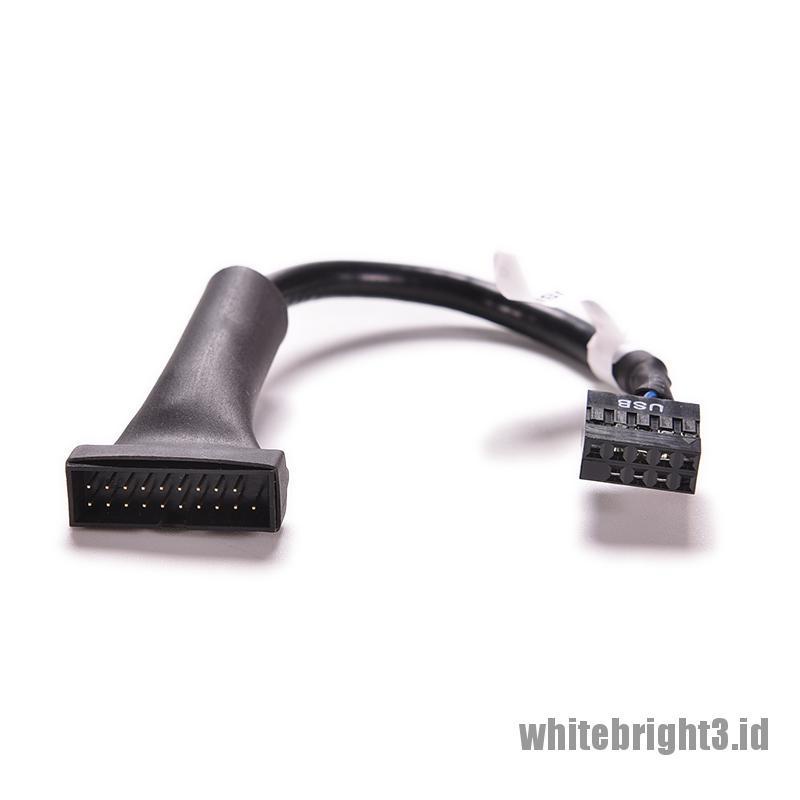 &lt; White3 &gt; Motherboard USB 2.0 9Pin Female Ke 20Pin USB 3.0 Male