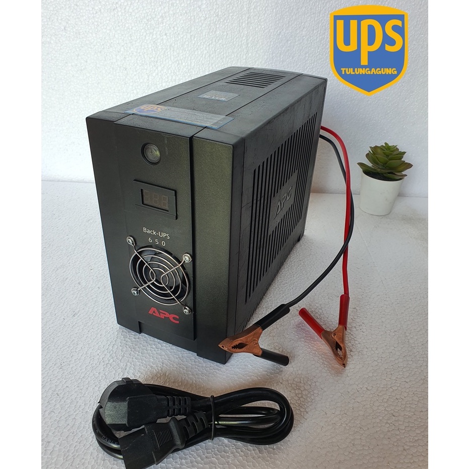 UPS 650VA atau 390 Watt Modif Timer dan Fan Sensor Suhu, AKI 12V 7A- 200A 24jam