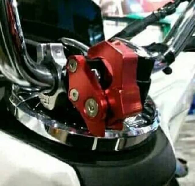 gantungan barang motor pcx nmax vixion cb150 dll / model klem distang - blackdiamond