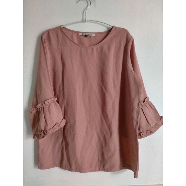 purple nude blouse heaven_lights (preloved)