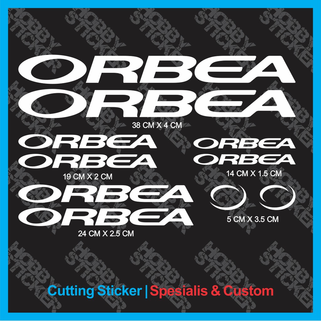 Decal Frame Orbea Sticker MTB Stiker Sepeda Custom