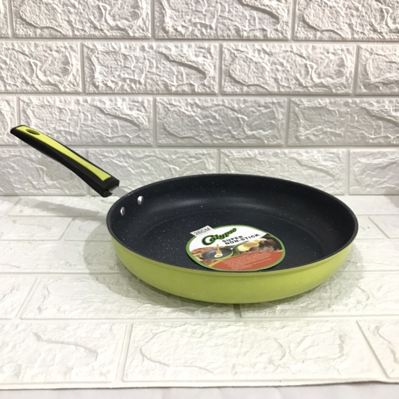 kuali teflon Pan teflon anti lengket fry pan teflon calypso