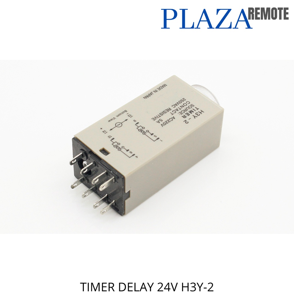 DELAY TIMER RELAY H3Y-2 1 DETIK - 60 MENIT TANPA SOCKET