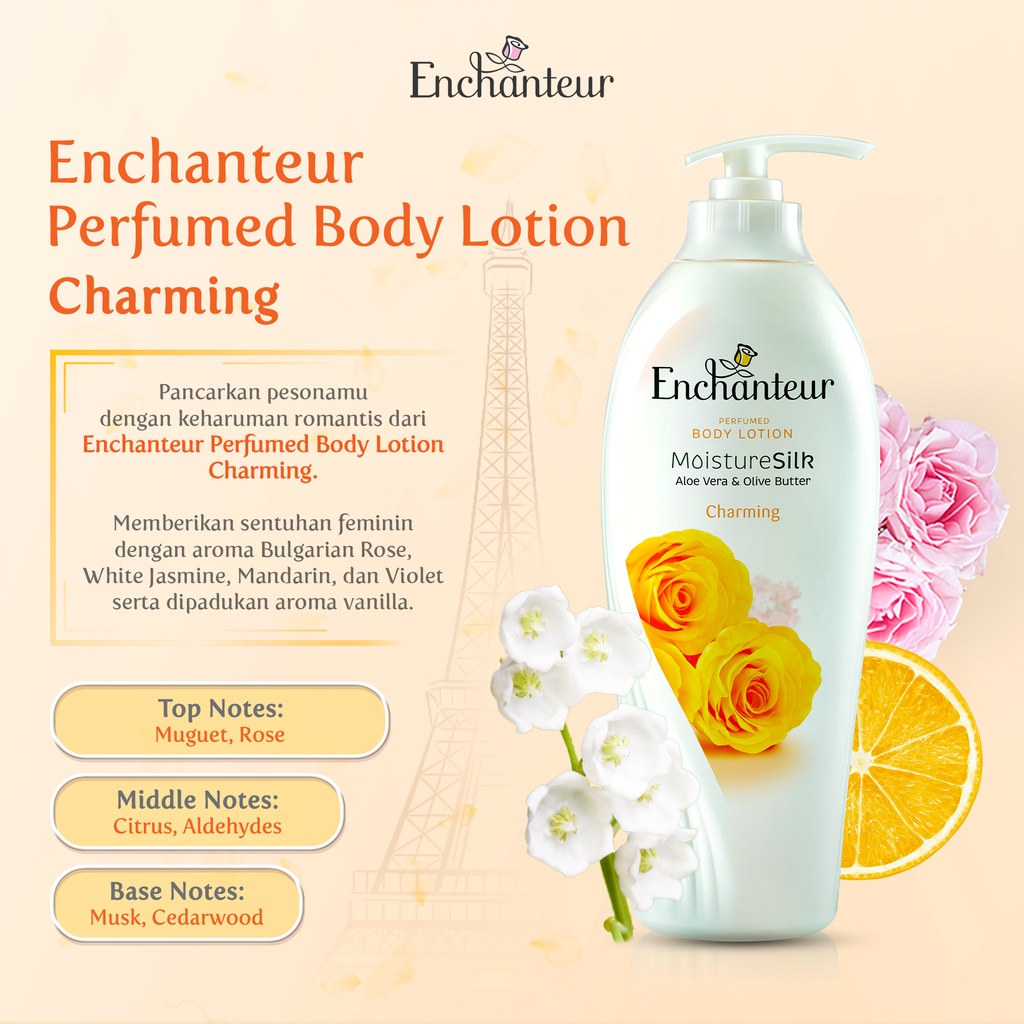 Enchanteur Perfumed Body Lotion SATIN SMOOTH