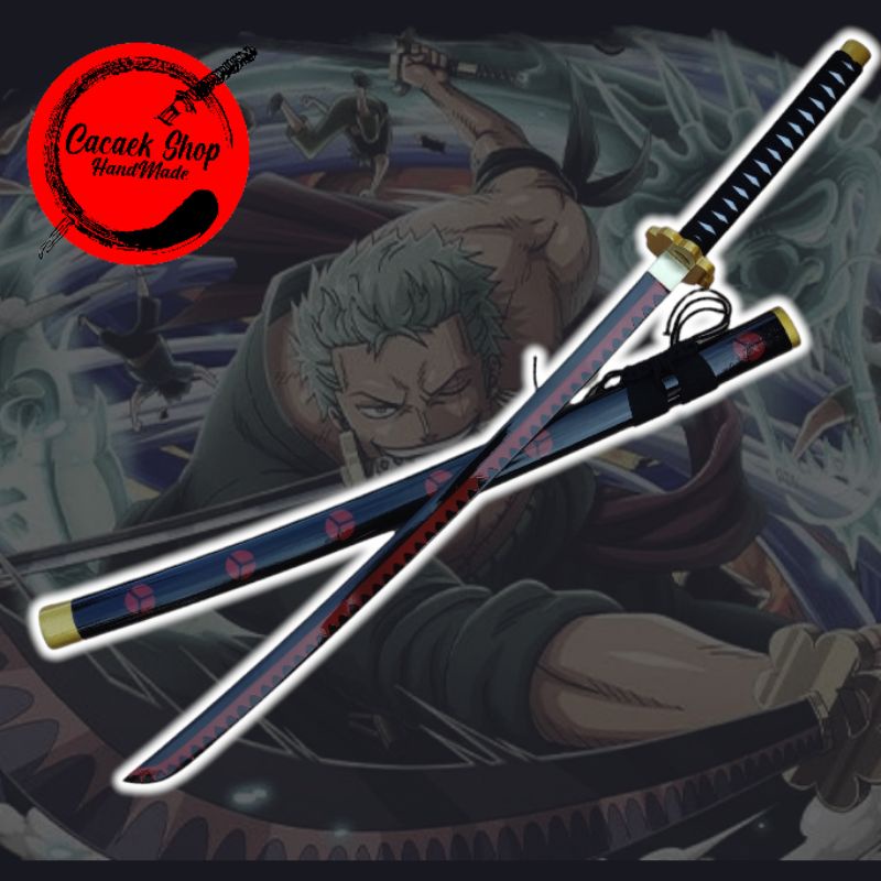 Pedang kayu cosplay anime shushui roronoa zoro