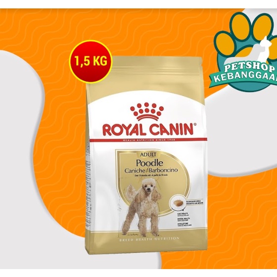 Makanan Anjing Royal Canin Adult Poodle 1,5 Kg