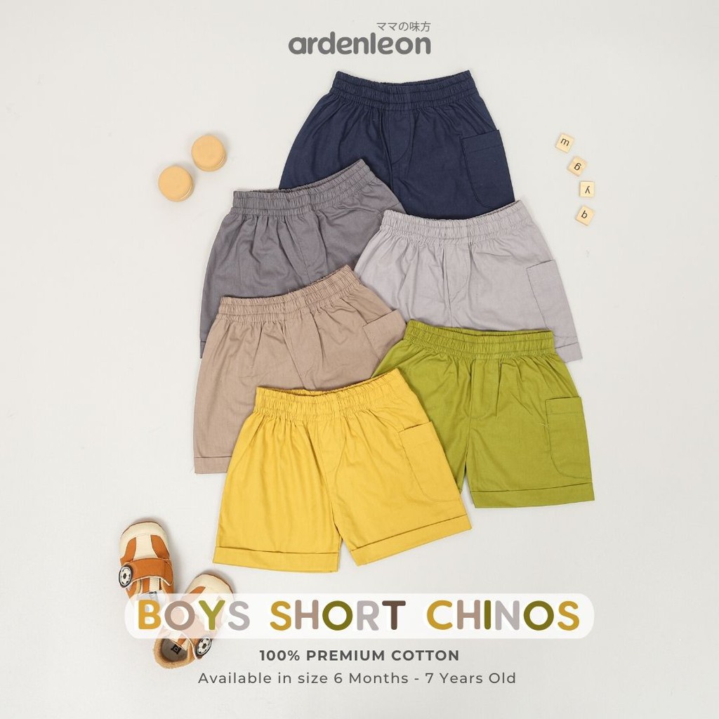 ARDENLEON Boys Short Chinos Celana Pendek