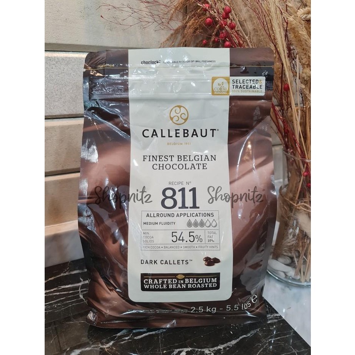 

Barry Callebaut 2,5 Kg Dark Callets 54,5% 811 Finest Belgian Chocolate