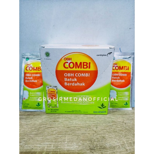 OBH COMBI BATUK BERDAHAK KEMASAN SACHET ISI 20S