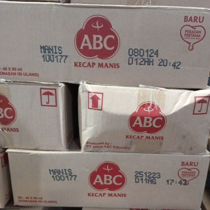 

Kecap ABC Manis 60 Ml 48 Pcs Surabaya