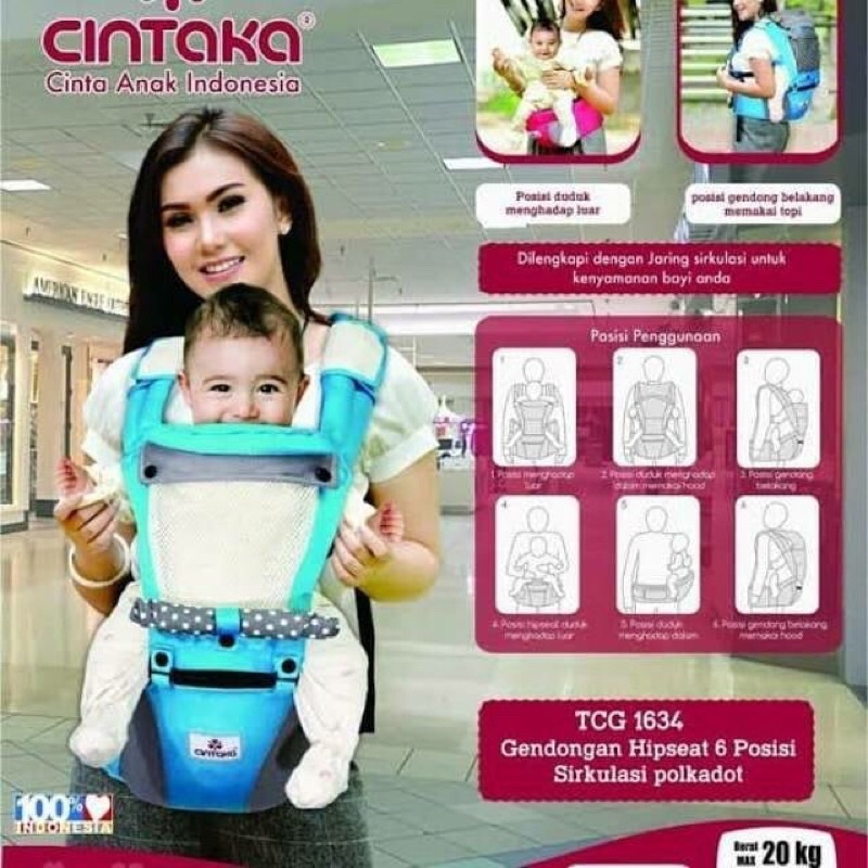 GENDONGAN HIPSEAT 6 POSISI SIRKULASI POLKADOT TCG1634