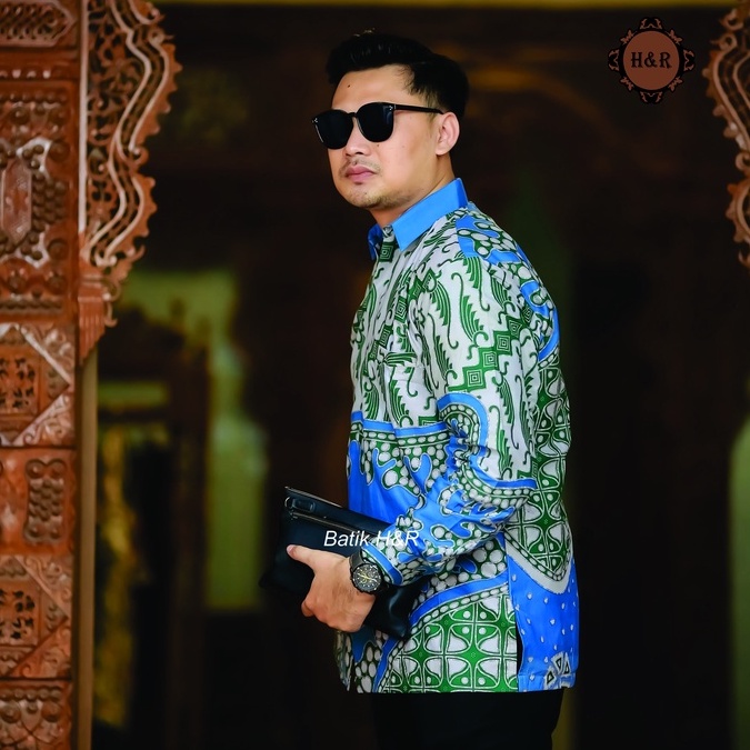 Baju Batik Pria Lengan Panjang Kemeja Batik Pria Batik Premium Kemeja Cowok Batik modern Baju Pria