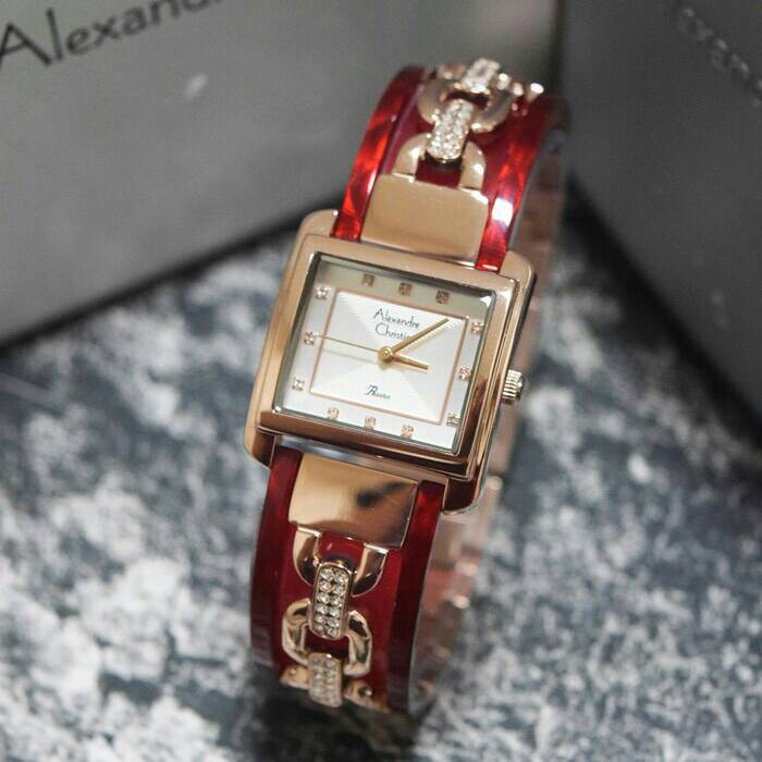 ALEXANDRE CHRISTIE AC2569 RED ROSEGOLD ORIGINAL