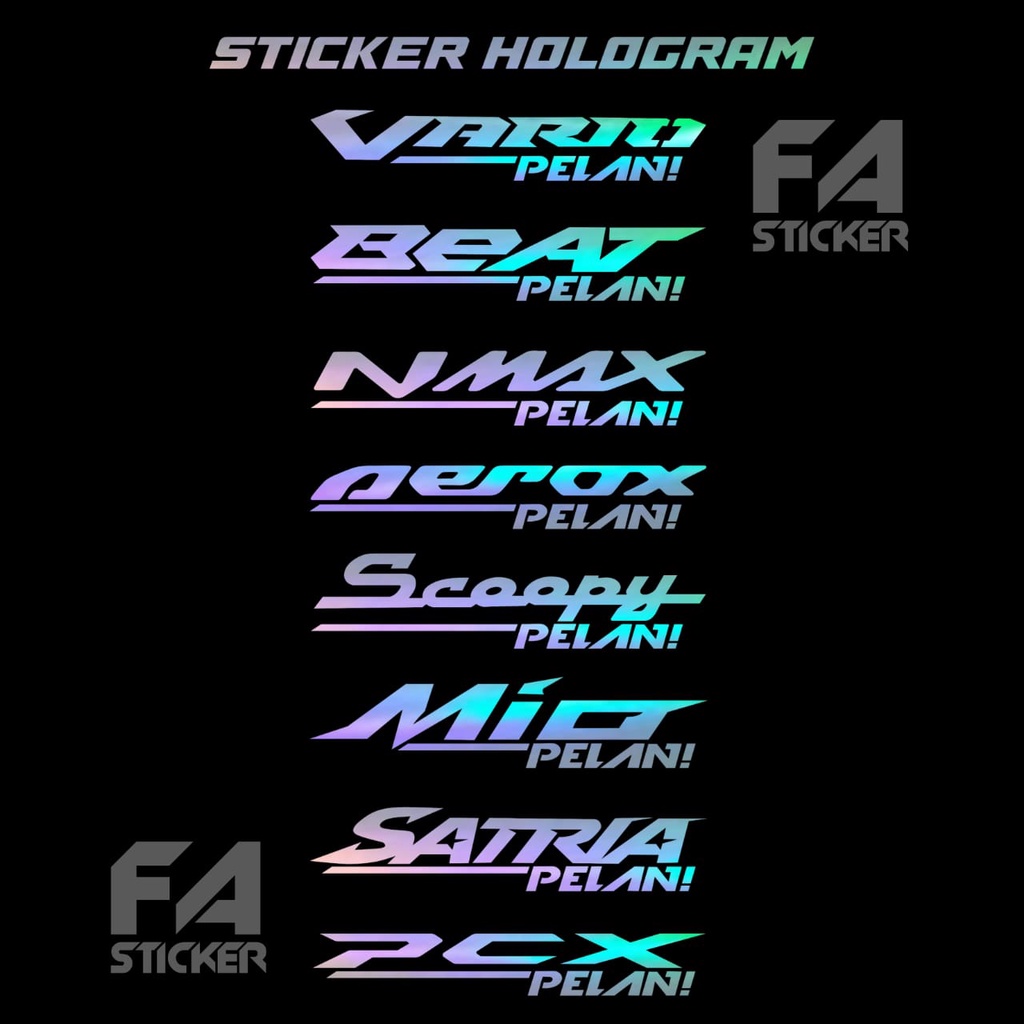 Stiker Pack Racing isi 22 25 27 30 Sticker Racing Stiker Sponsor Stiker Helm Stiker Motor Sticker Motor