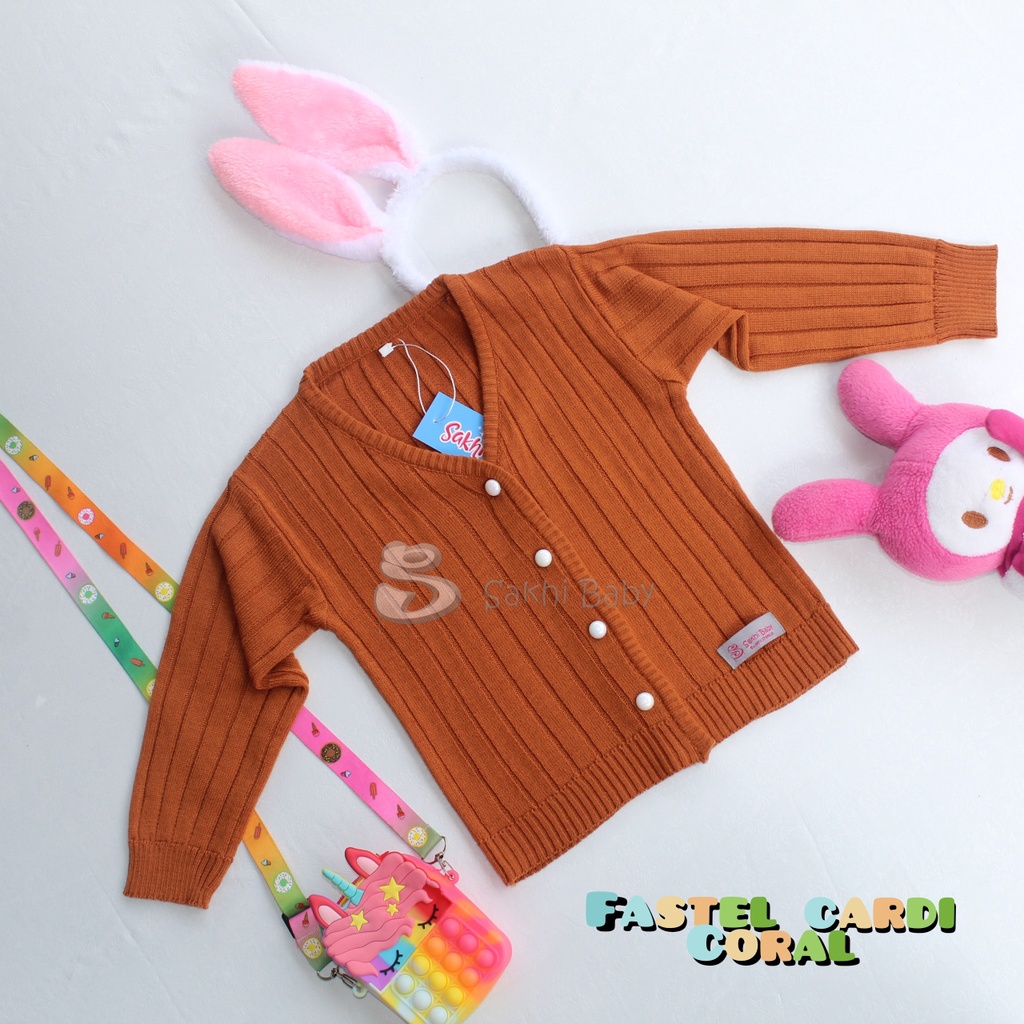 Sakhi Baby Cardigan Rajut Anak Perempuan 2 Sampai 12 Tahun