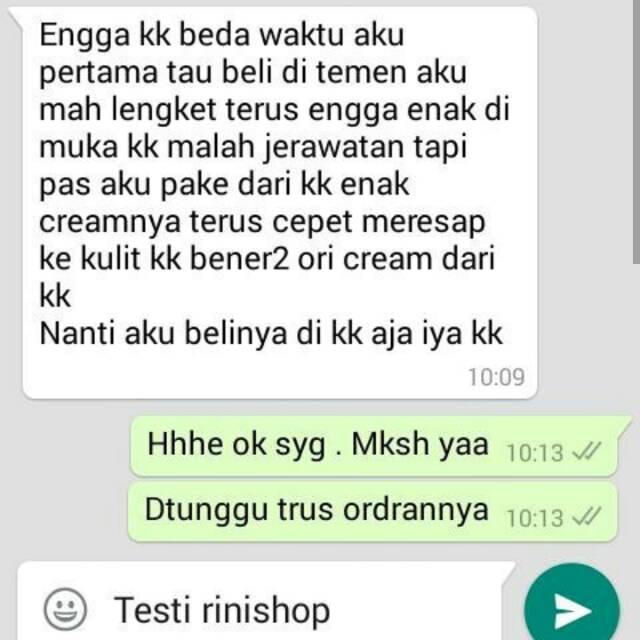 TESTIMONI CREAM HN ORIGINAL