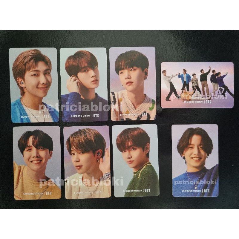 TAKE ALL Official Photocard BTS X Samsung S21 S21+ S21 Ultra Pc Jungkook V Taehyung Jhope Jimin Jin 